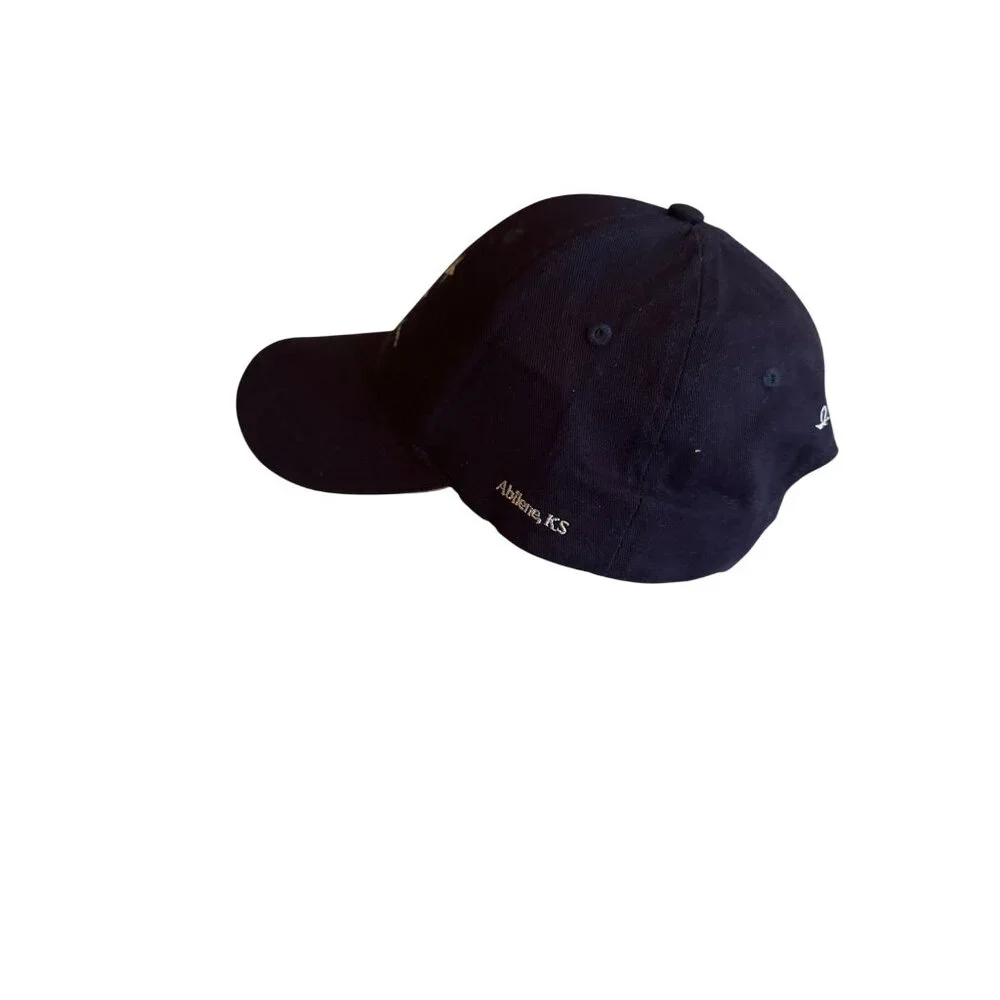 Navy Blue Eisenhower Presidential Library & Museum Adjustable Baseball Cap Cotto